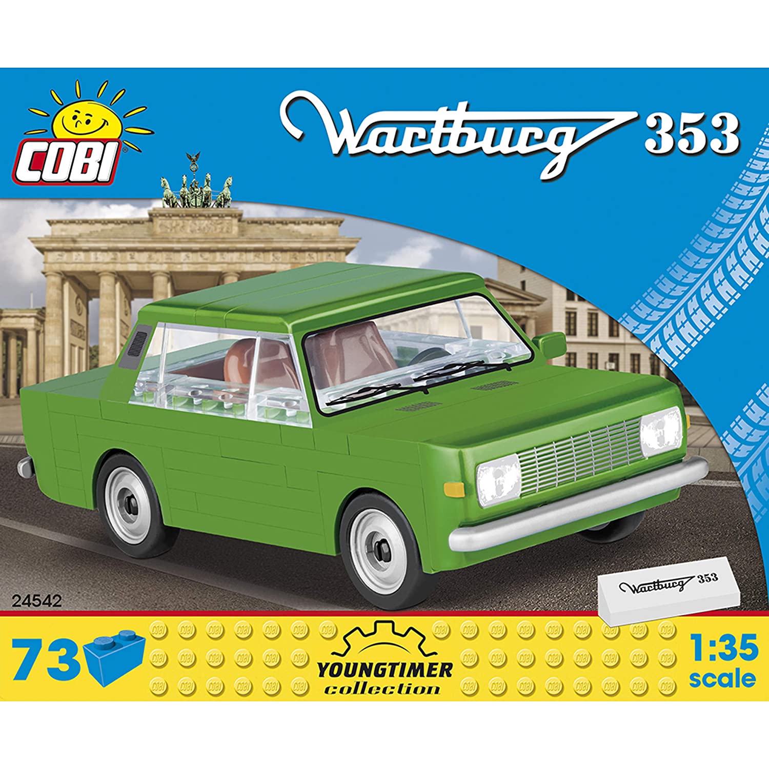 Cobi Wartburg 353 Youngtimer Collection, Model Of A Retro Car, Classic Time