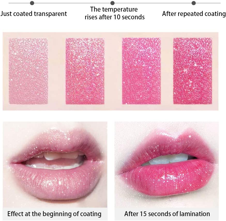 Kidnefn 2 x moisturising lipstick, starry sky lipstick, moisturising and long-lasting colour, does not fade