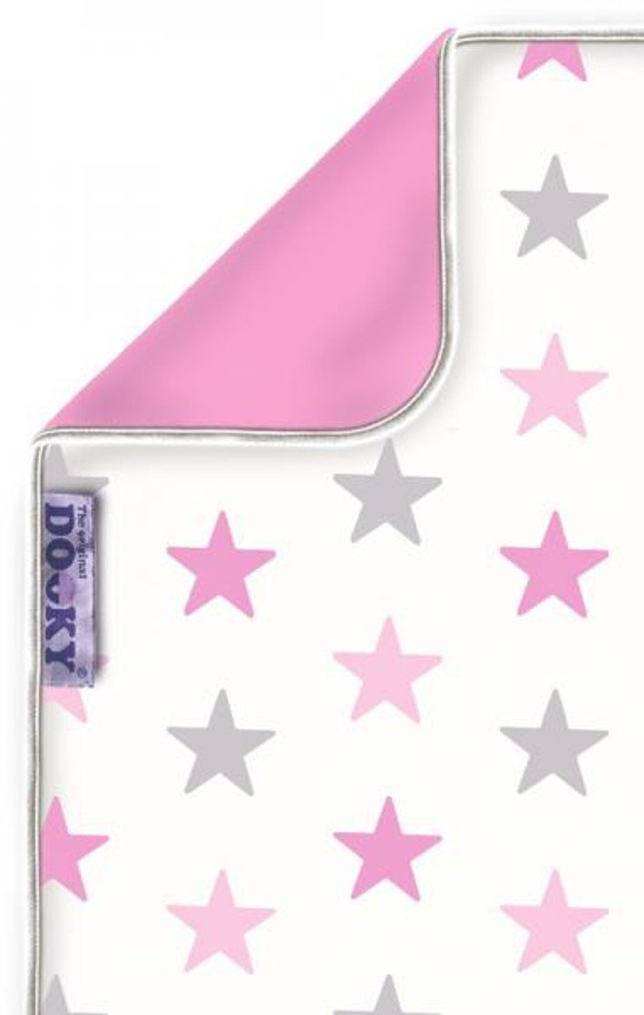 Dooky Pink Stars Blanket