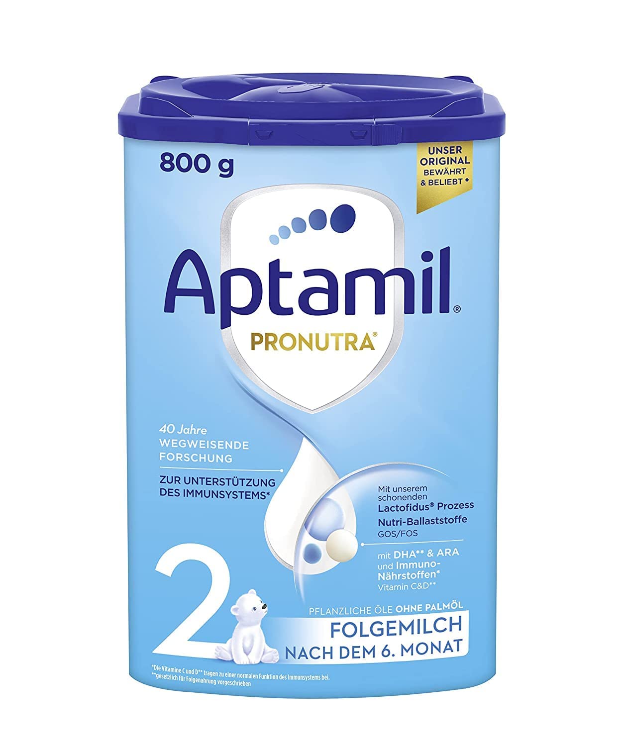 Aptamil Pronutra 2 Folgemilch nach dem 6. Monat, 800g als Pulver