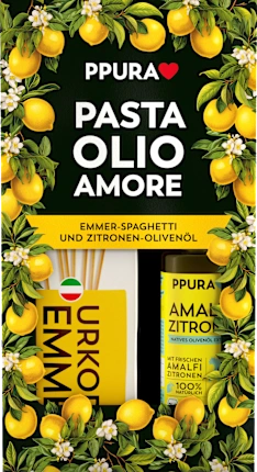 PPURA Gift set spaghetti + olive oil 2 pieces, 1 piece