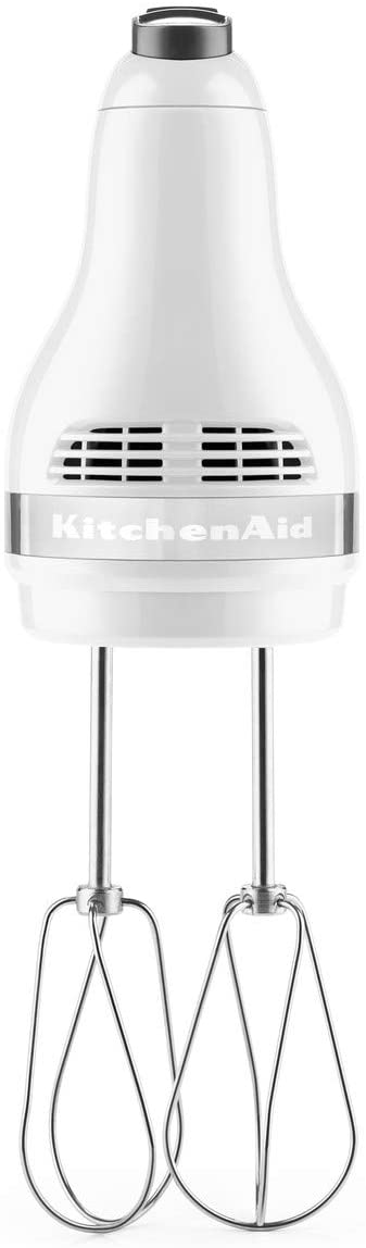KitchenAid 5KHM5110EWH Hand Mixer with 5 Speed Levels White Casing Material: Plastic