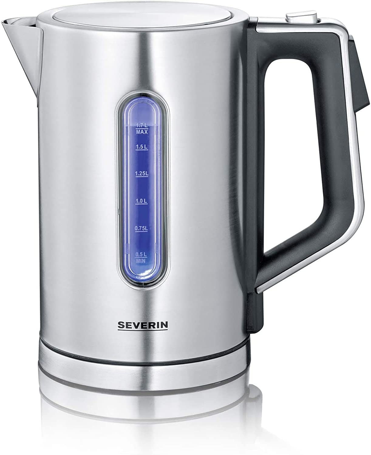 SEVERIN WK 3418 Digital Kettle with Fast Boil Power and Individual Temperature Selection, 1.7 L XXL Filling Volume, 3000 W, 100% BPA Free