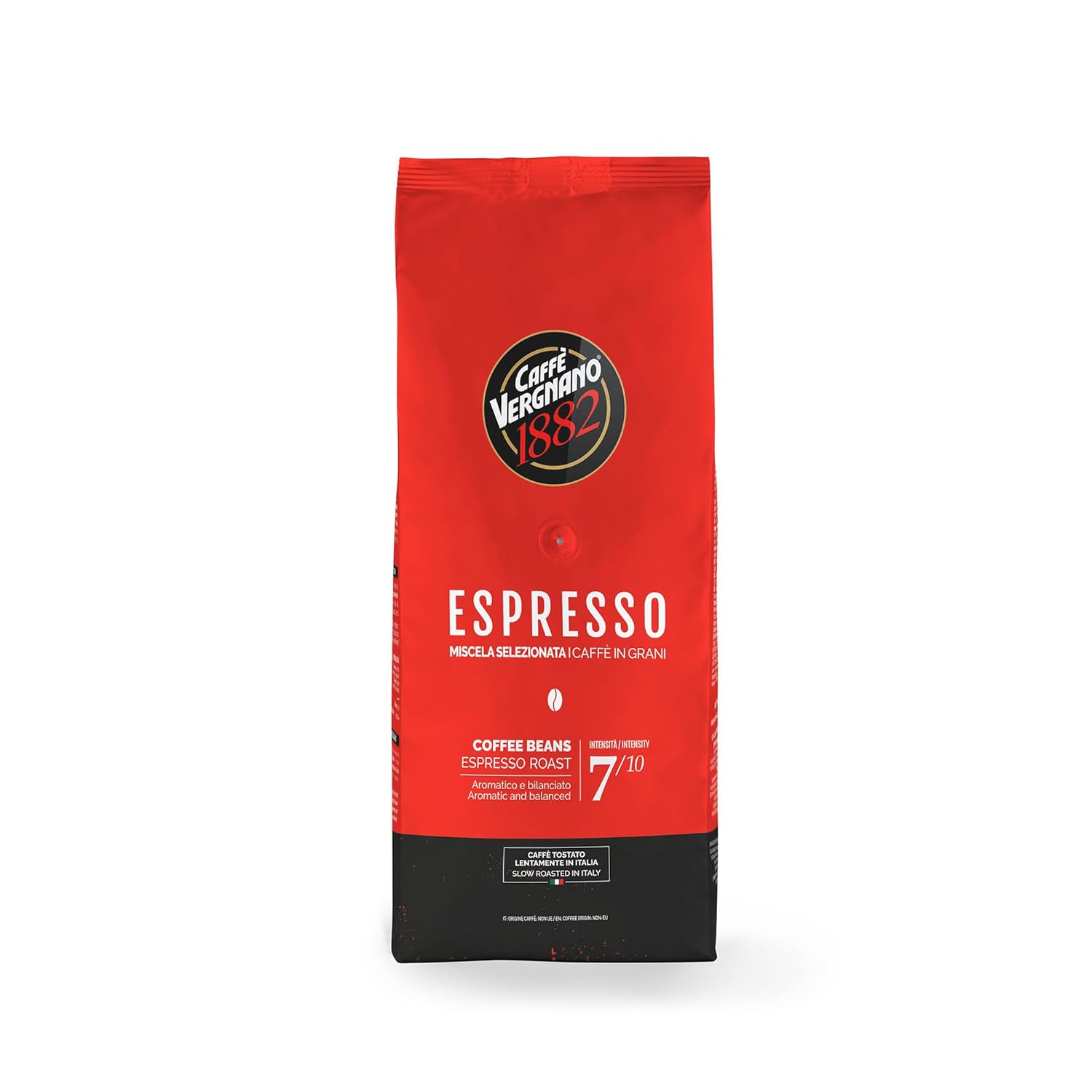 Caffè Vergnano 1882 Espresso Coffee Beans - 1 Pack Contains 1 kg