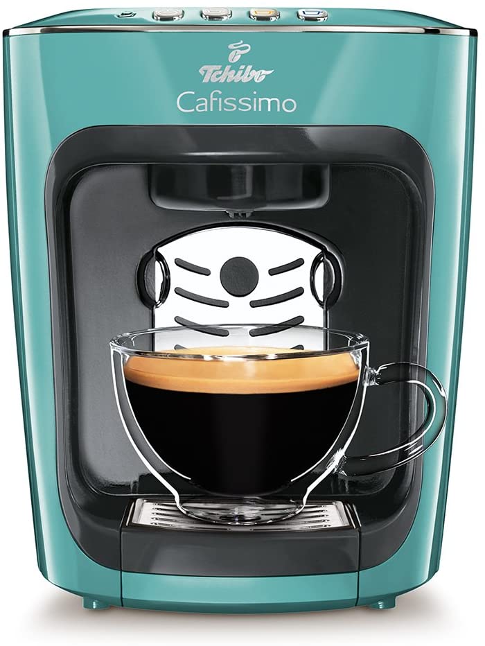 Tchibo Cafissimo Mini Coffee Capsule Machine for Coffee, Espresso, Caffé Cr
