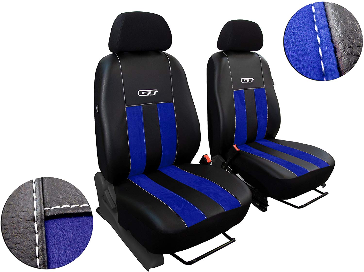 Front suitable for TIPO II ALCANTRA GT with Faux Leather. Seat. Includes Blue