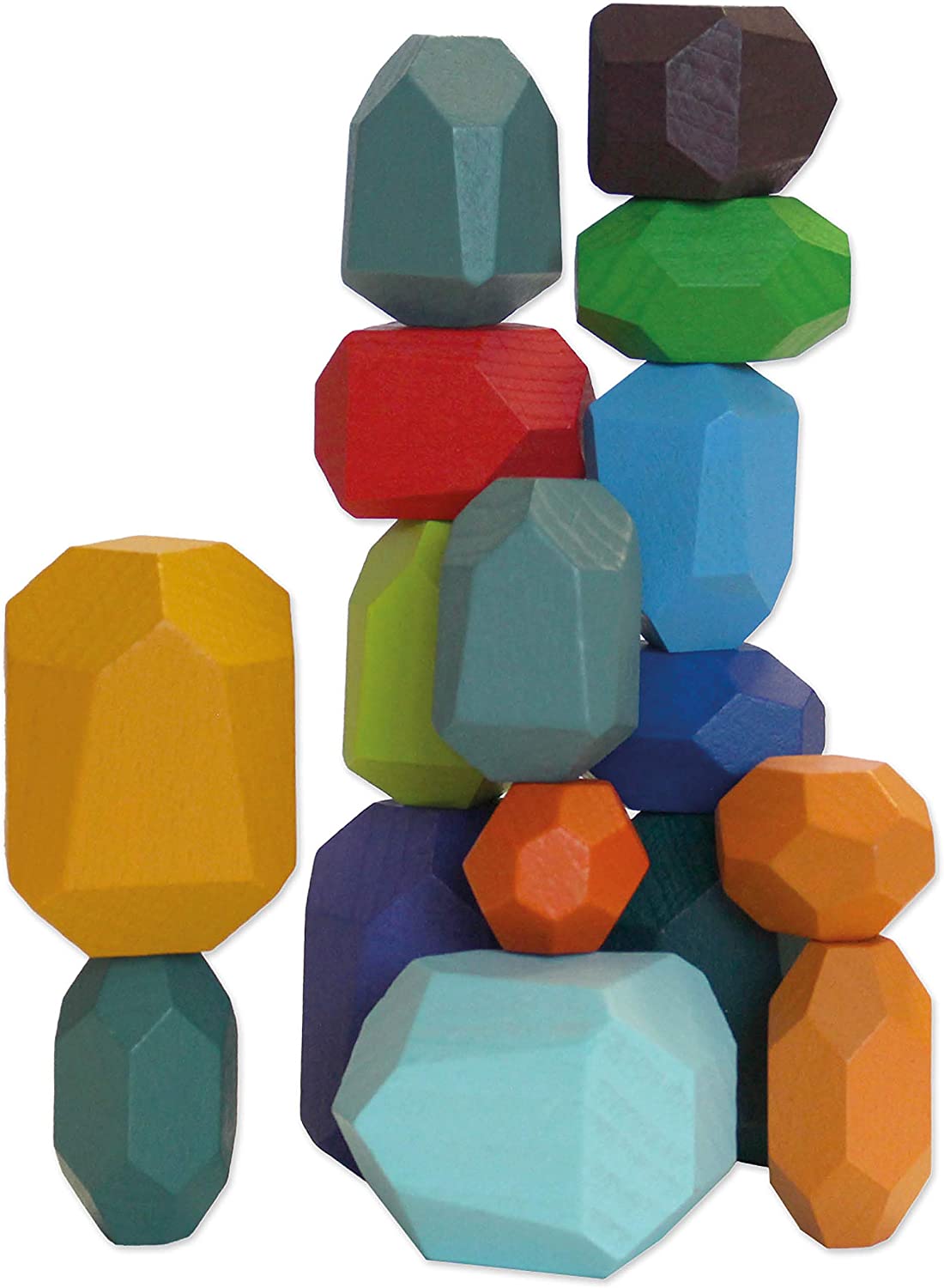 Balancier Stones Set Of 16 | Meditation Stones Waldorf Nature Toy Promotes 