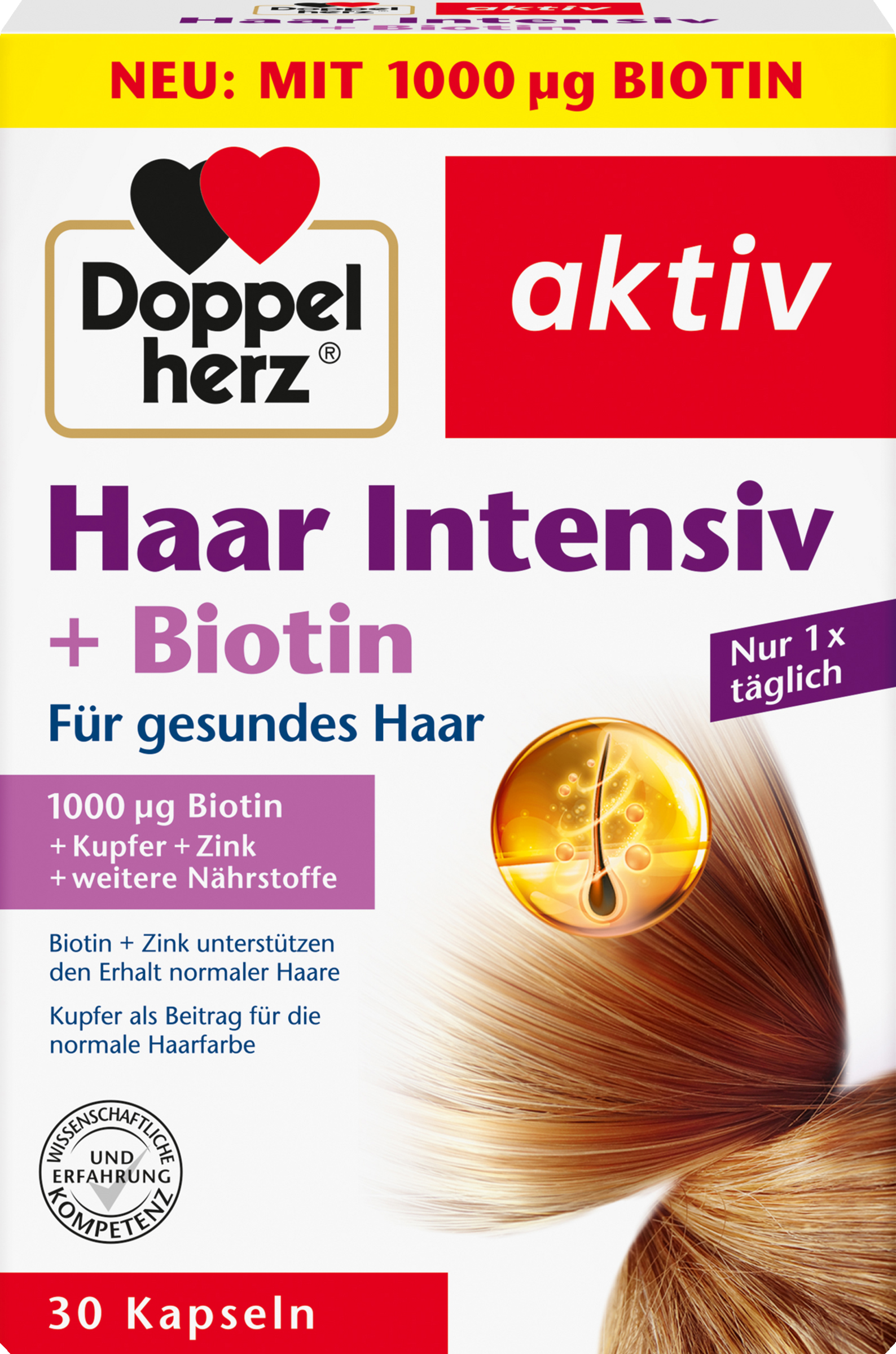 Hair intensive + biotin capsules