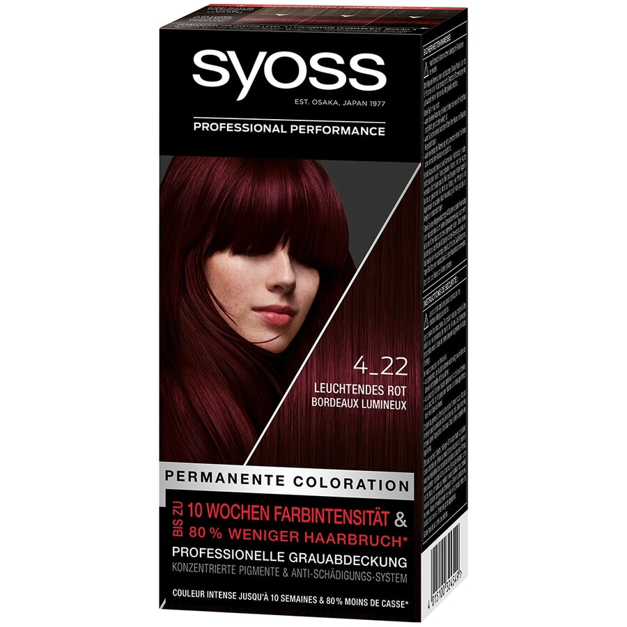 Syoss Coloration Level 3, Nr. 4_22 - Bright red-Violet
