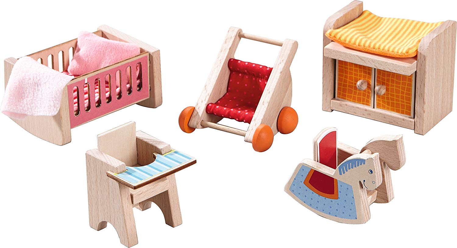 Haba Little Friends Dolls House Furniture Nursery