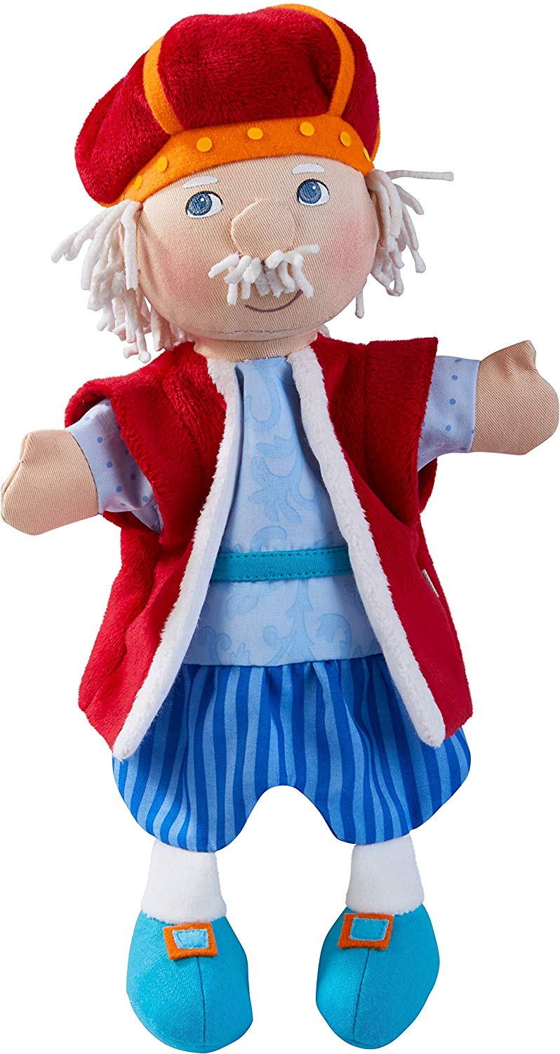 Haba 304204 Glove Puppet King Fairy Tale Figure For First Role Playing And 