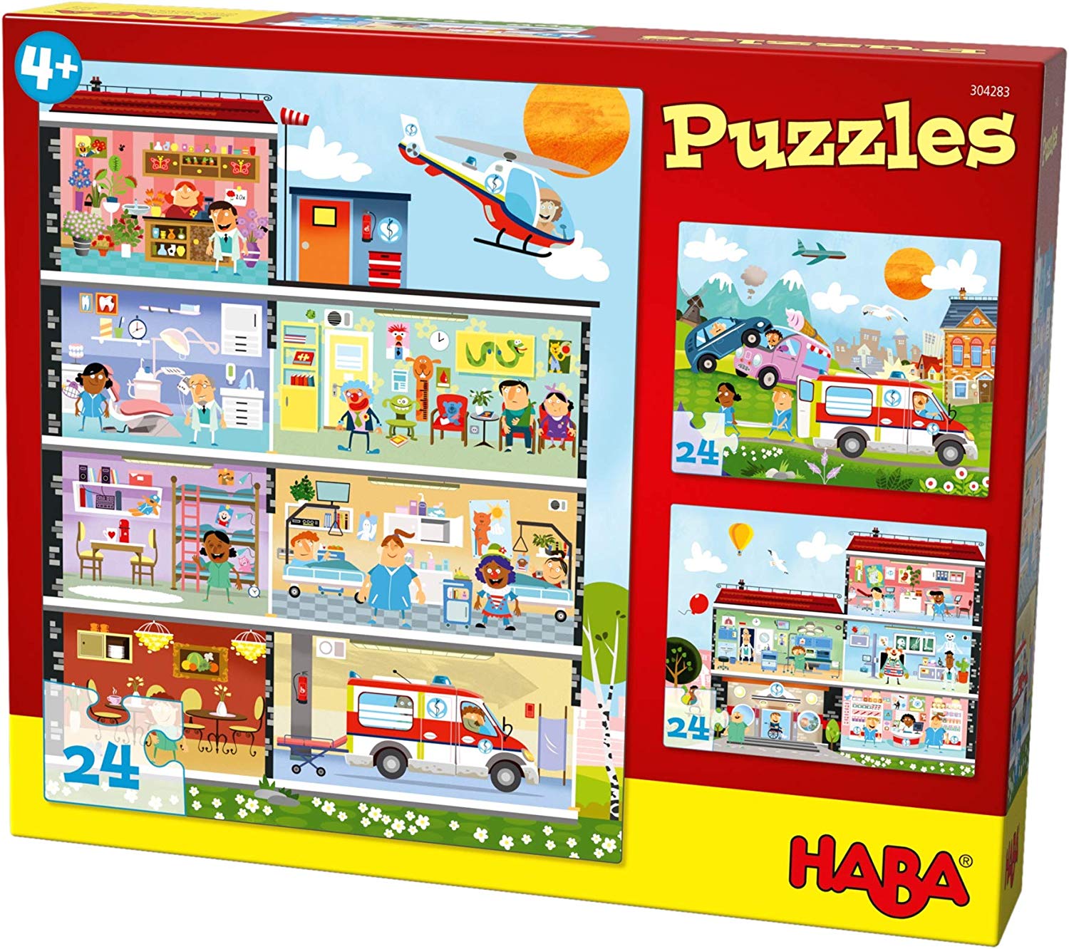 Haba 304283 Jigsaw Puzzle Small Hospital