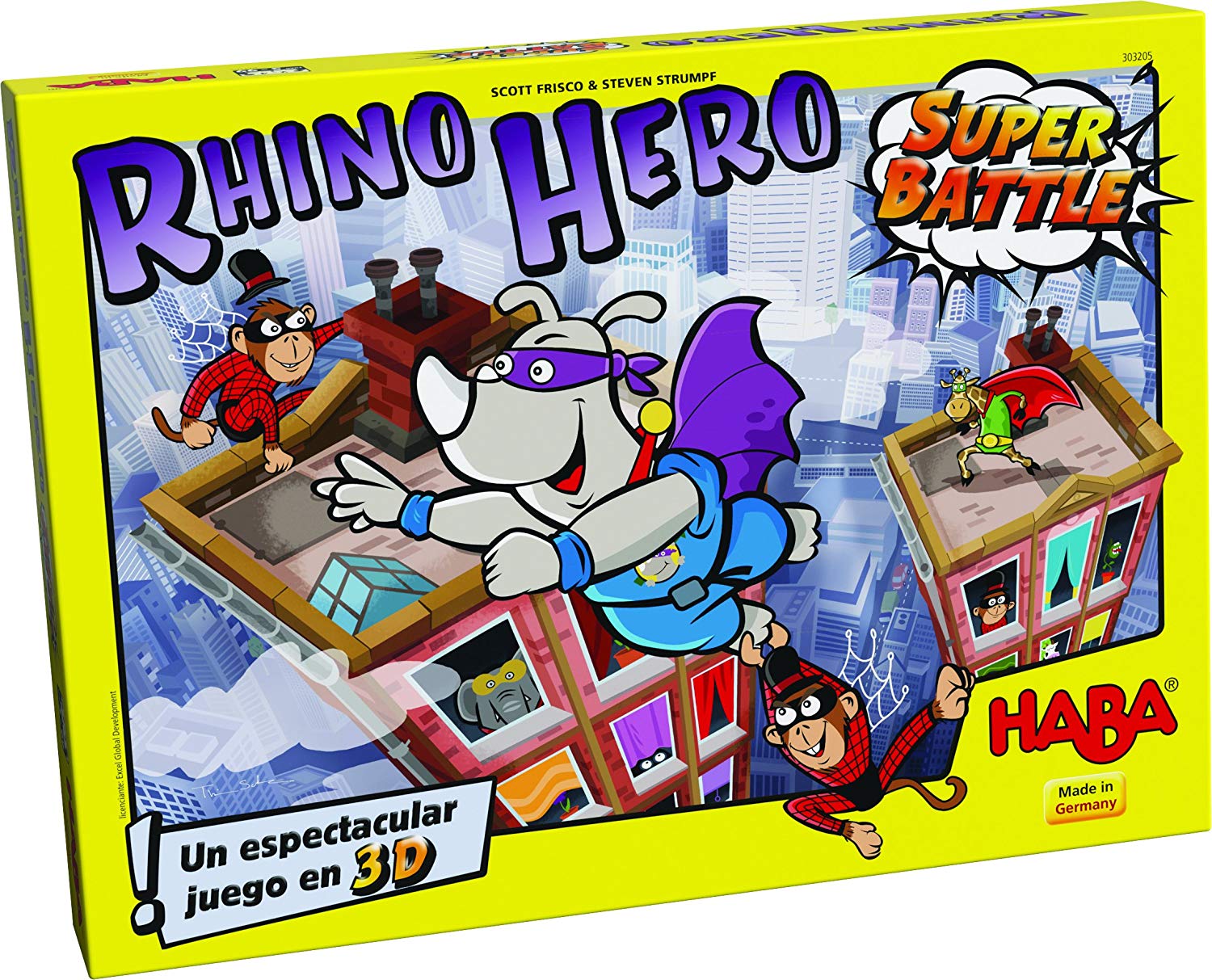 Haba Rhino Hero Super Battle Cat 304087 Multi-Coloured