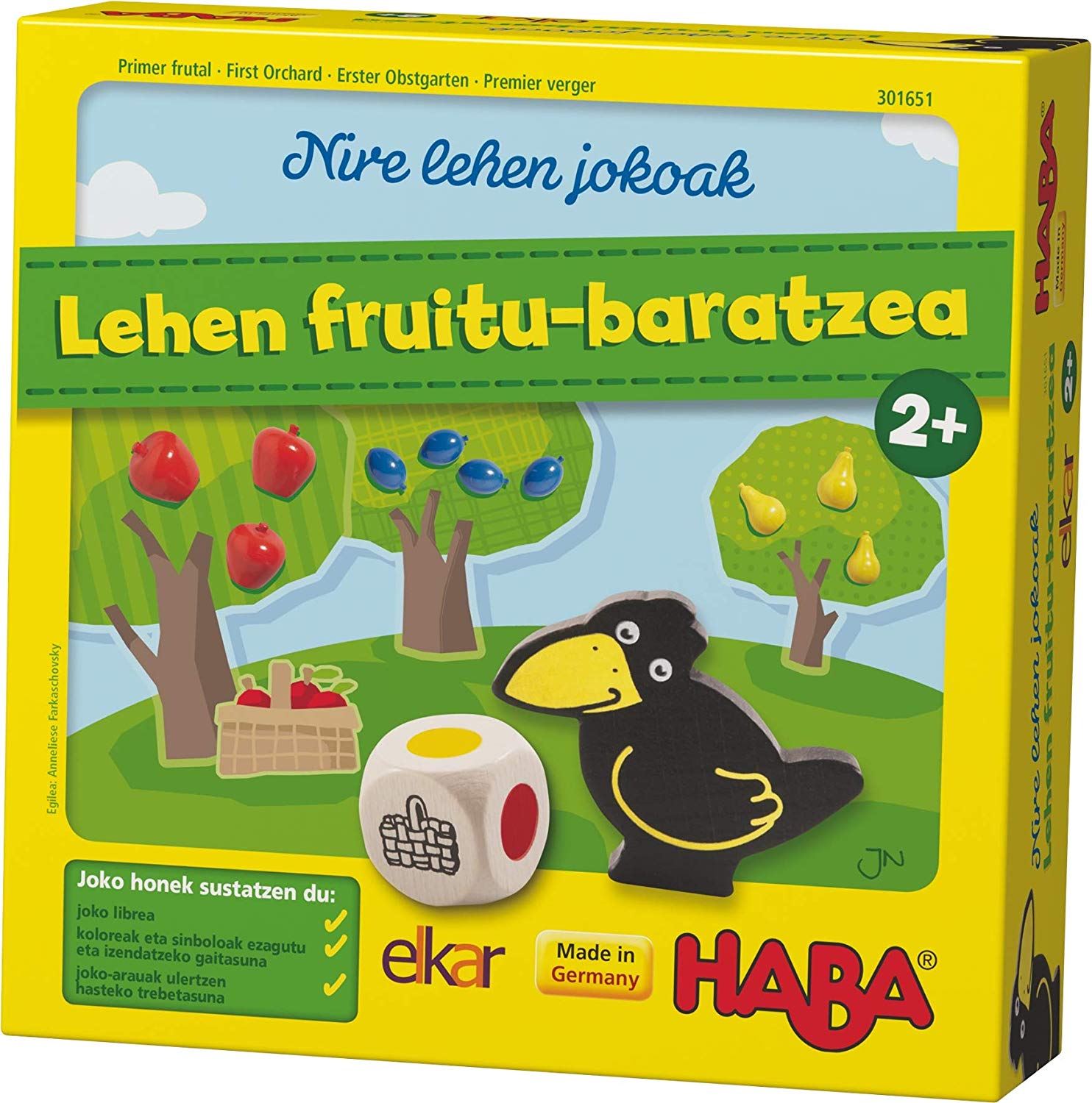 Haba Table Games. Frutal, Multi-Colored (Commander-In-Chief Mass H301651