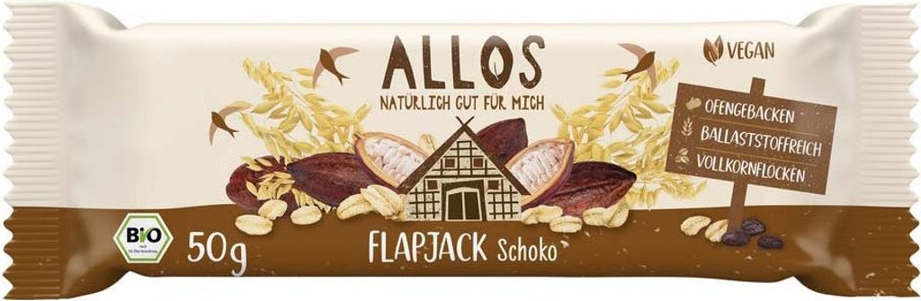 Hafer Flapjack Müsliriegel -  Schokolade 50g