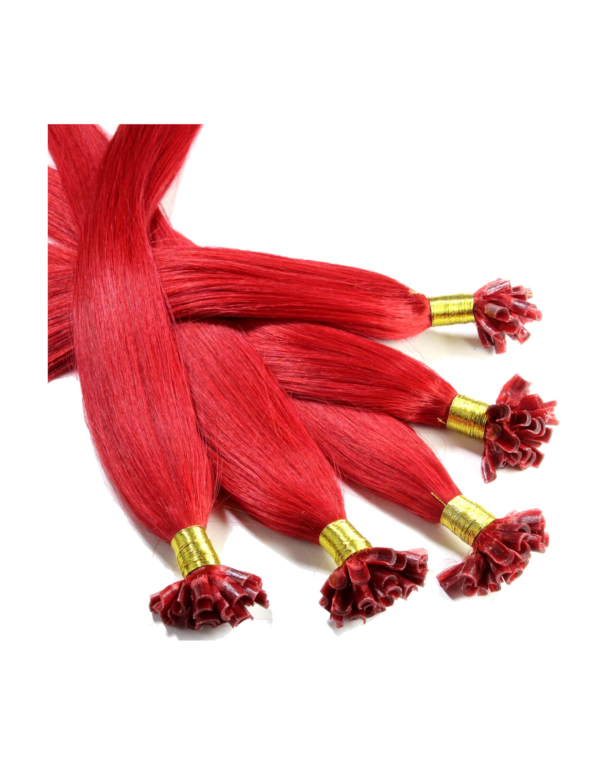 hair2heart Extensions Bonding Extensions Real Hair #0/44 Red-Intensive 1g