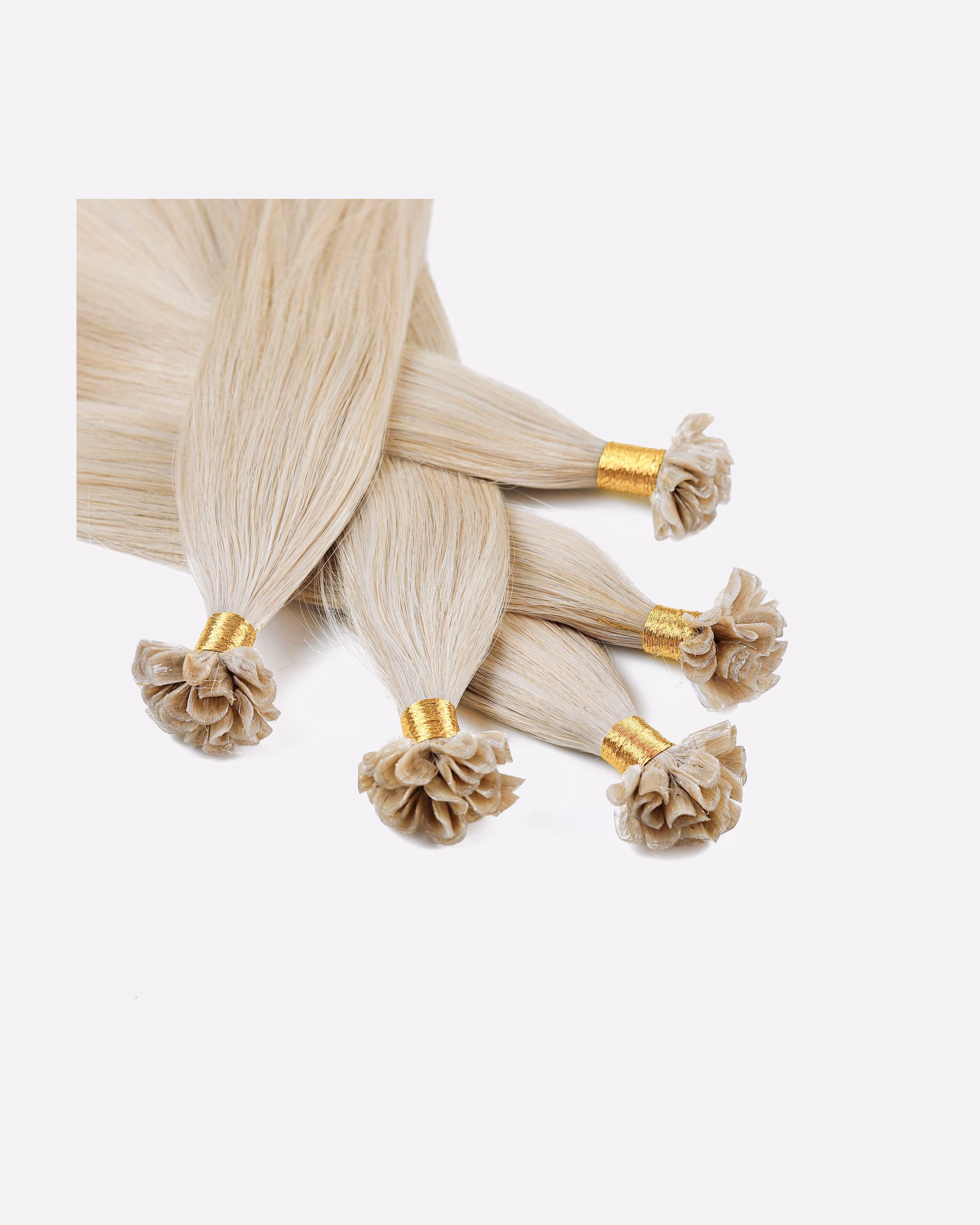hair2heart Extensions Bonding Extensions Real Hair #10/1 Light Light Blonde Ash 0.5g