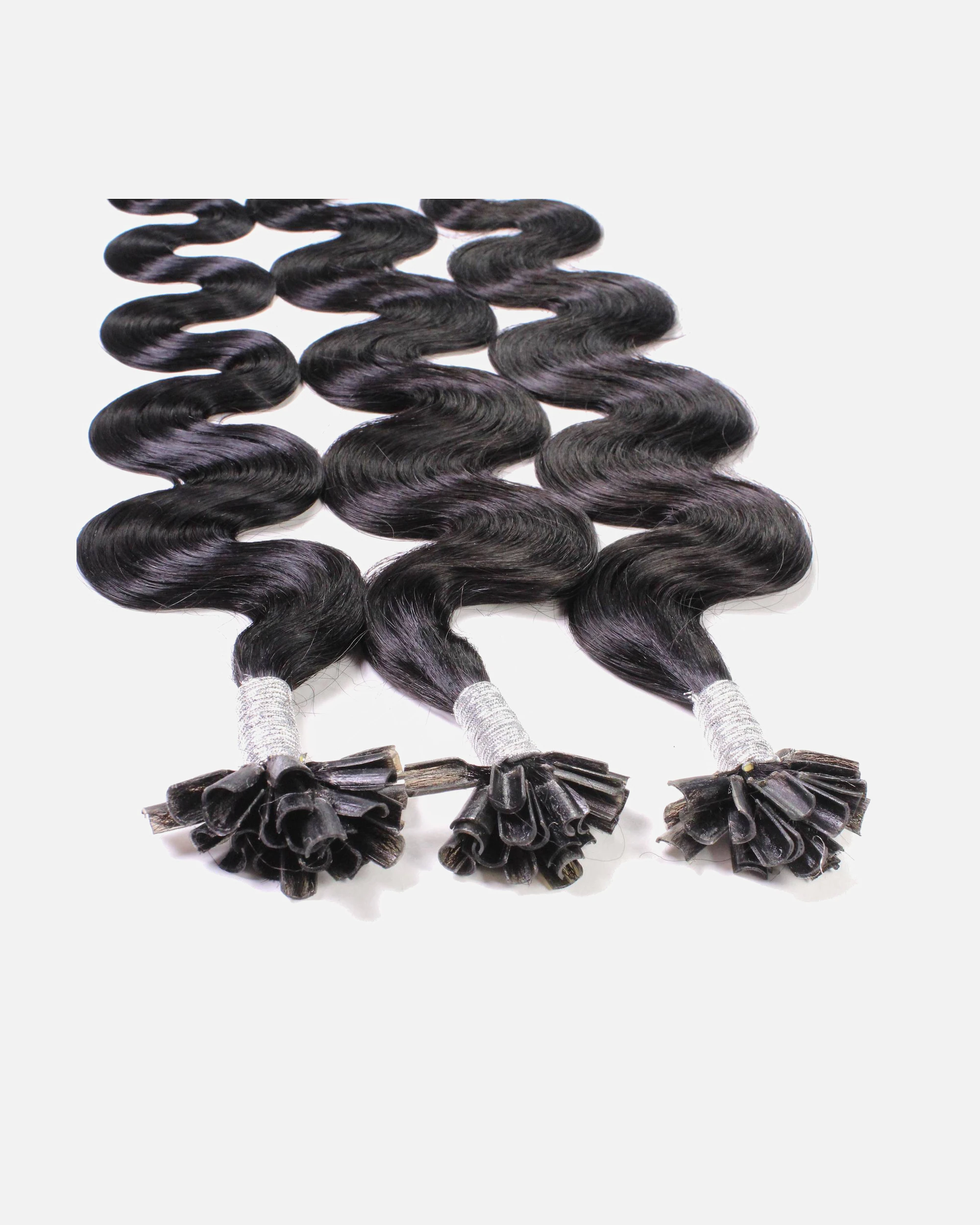 hair2heart Extensions Bonding Extensions Real Hair #4/0 Medium Brown 1g