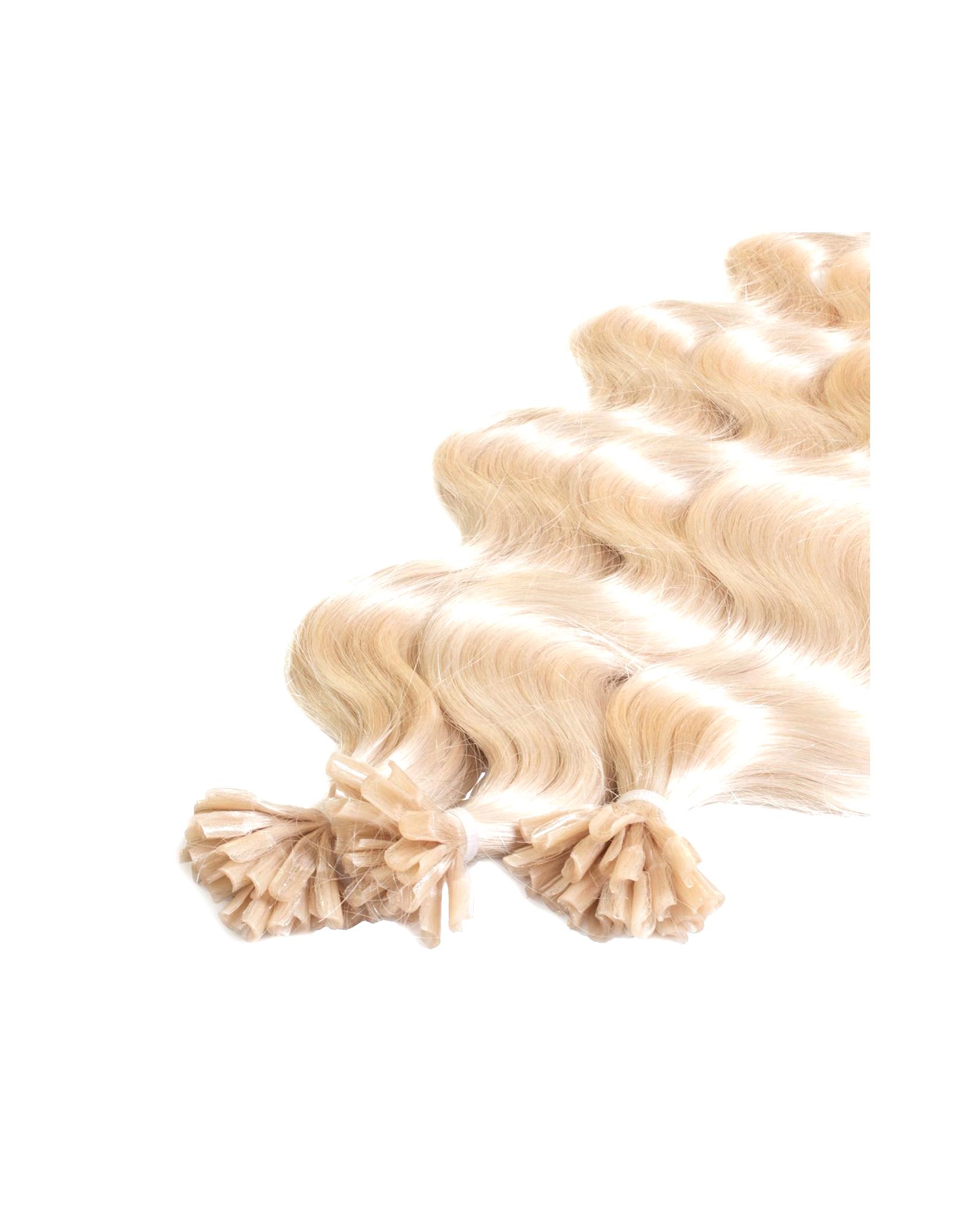 hair2heart Extensions Bonding Extensions Premium Real Hair #10/0 Light Light Blonde 0.8g