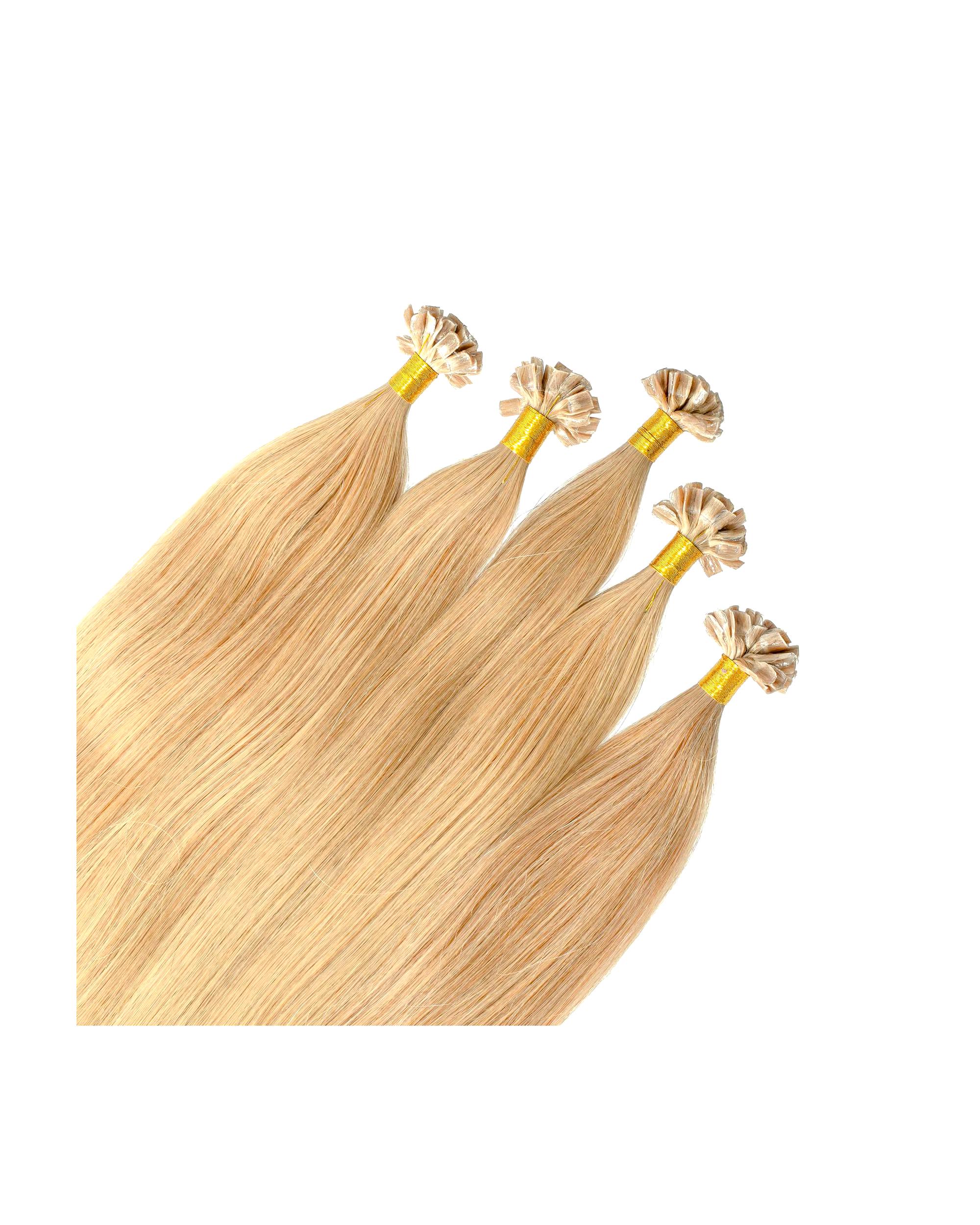 hair2heart Extensions Bonding Extensions Premium Real Hair #9/31 Light Blonde Gold Ash 0.8g