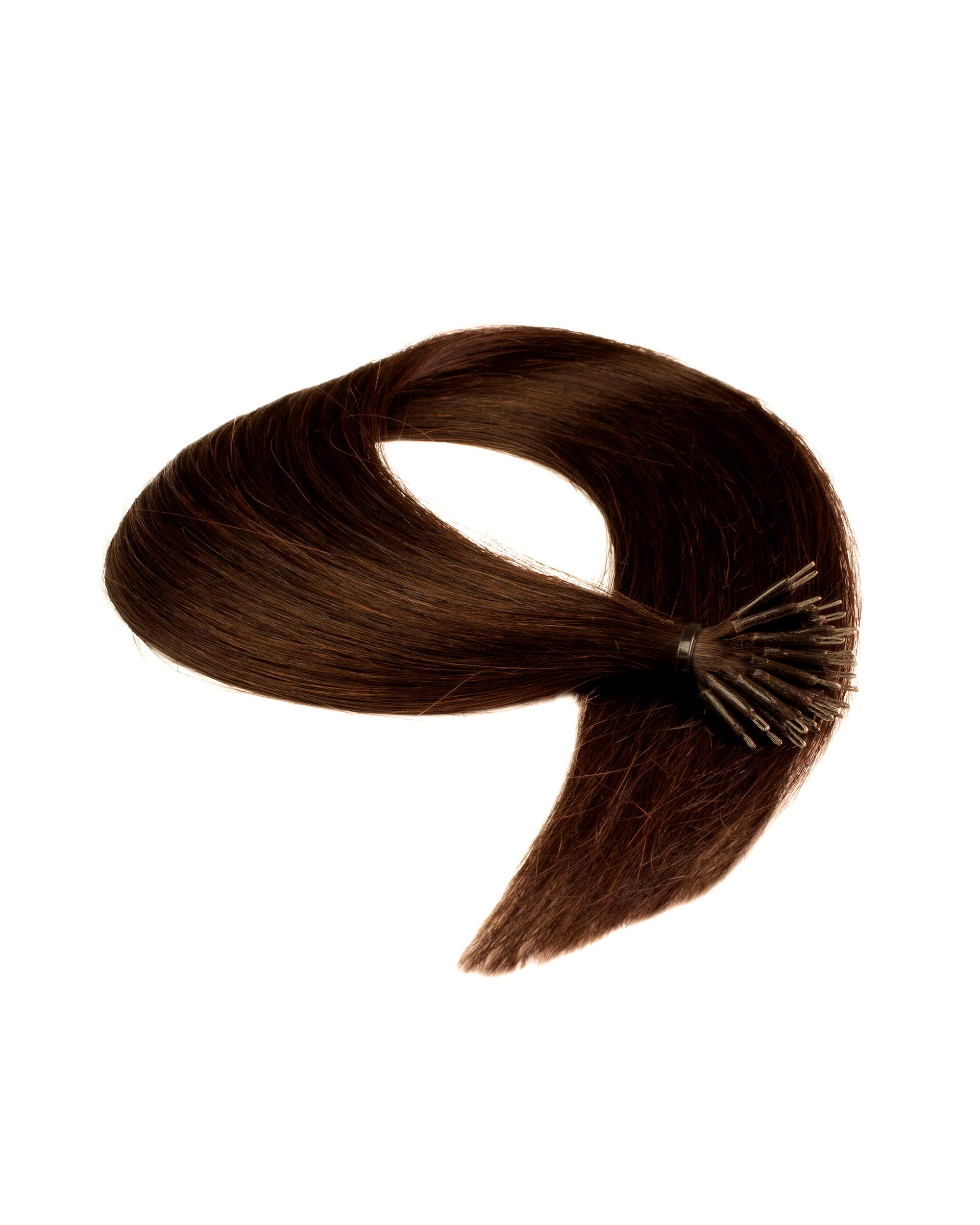 hair2heart Extensions Nanoring Extensions Premium Real Hair #6/3 Dark Blonde Gold 1g