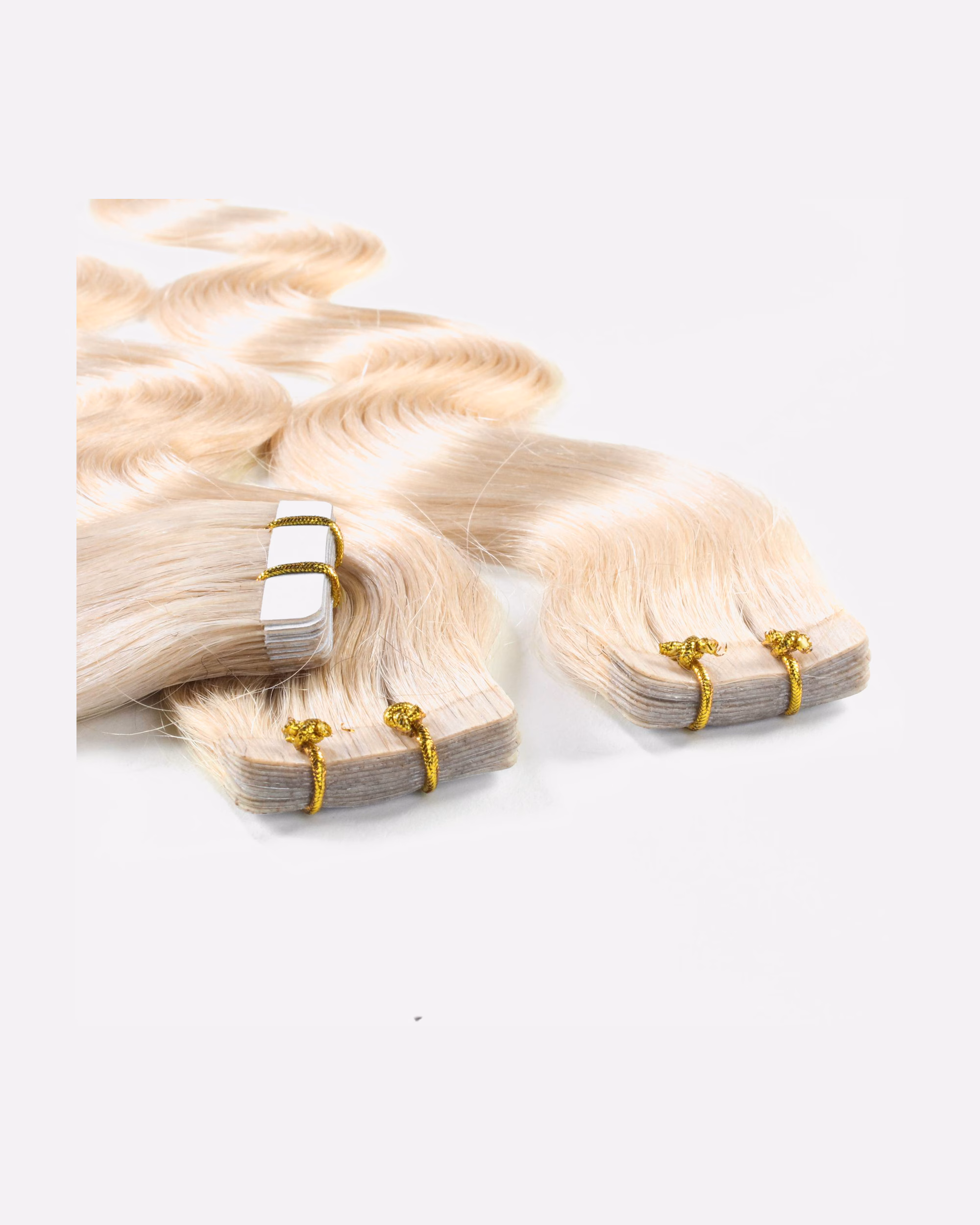 hair2heart Extensions Tape Extensions Real Hair #10/0 Light Light Blonde