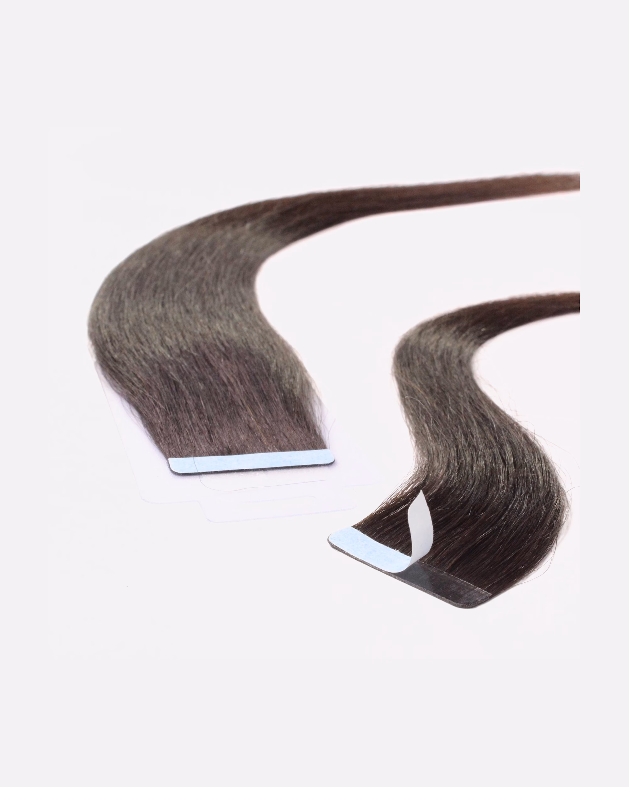 hair2heart Extensions Tape Extensions Real Hair #4/0 Medium Brown
