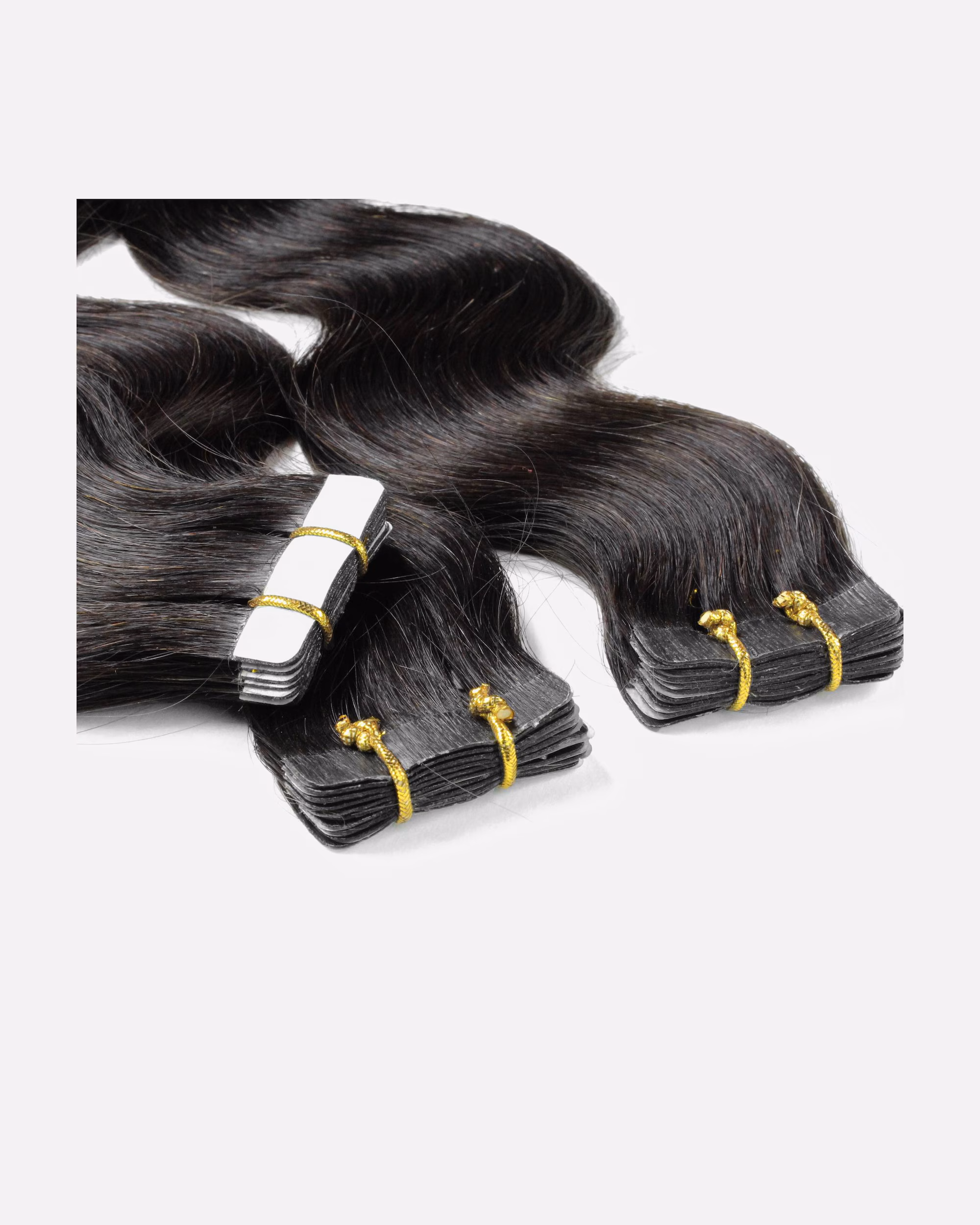 hair2heart Extensions Tape Extensions Real Hair #4/0 Medium Brown