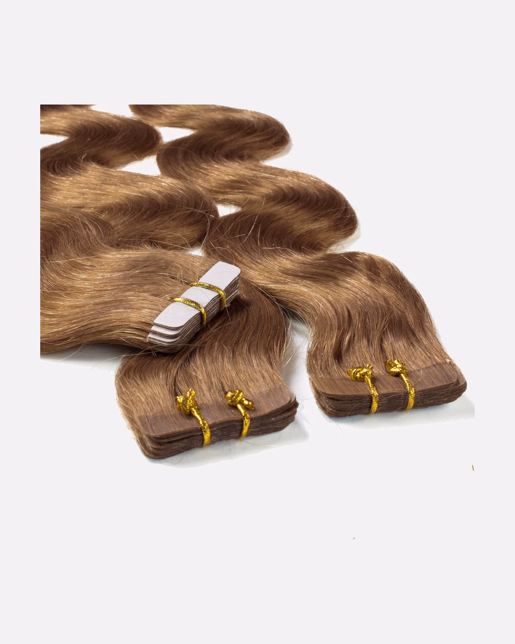 hair2heart Extensions Tape Extensions Real Hair #8/1 Light Blonde Ash