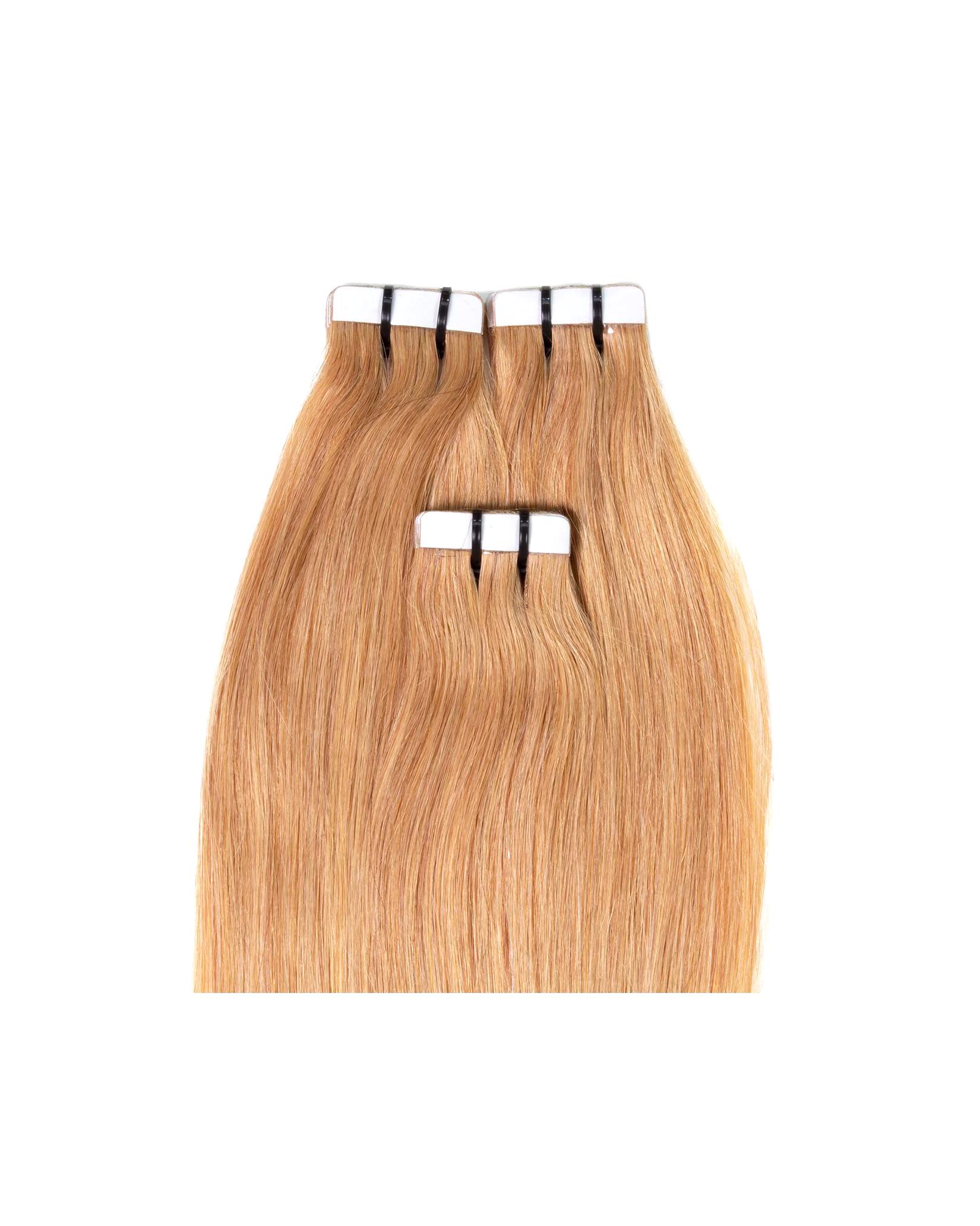 hair2heart Extensions Tape Extensions Premium Real Hair #8/0 Light Blonde