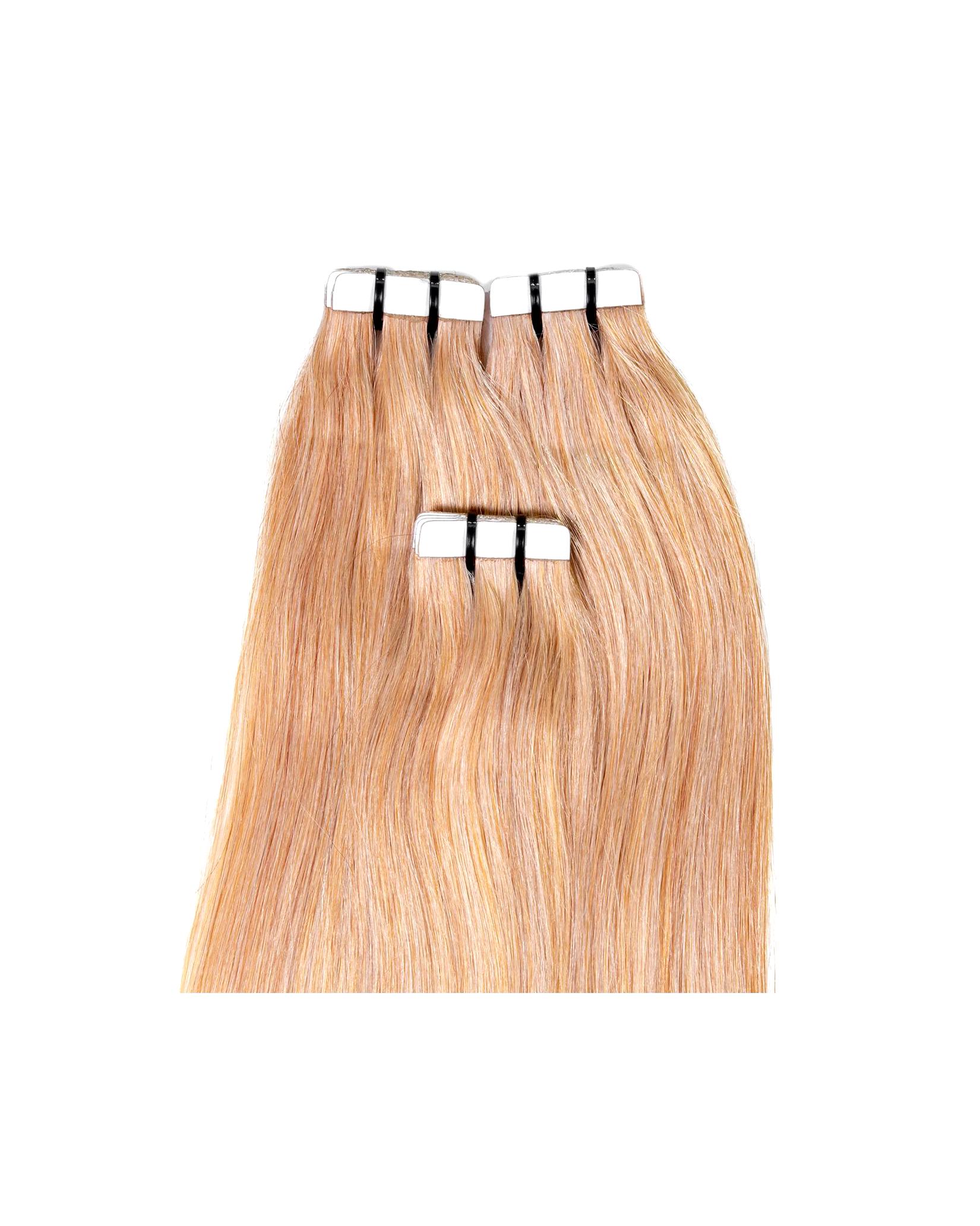 hair2heart Extensions Tape Extensions Premium Real Hair #9/1 Light Blonde Ash