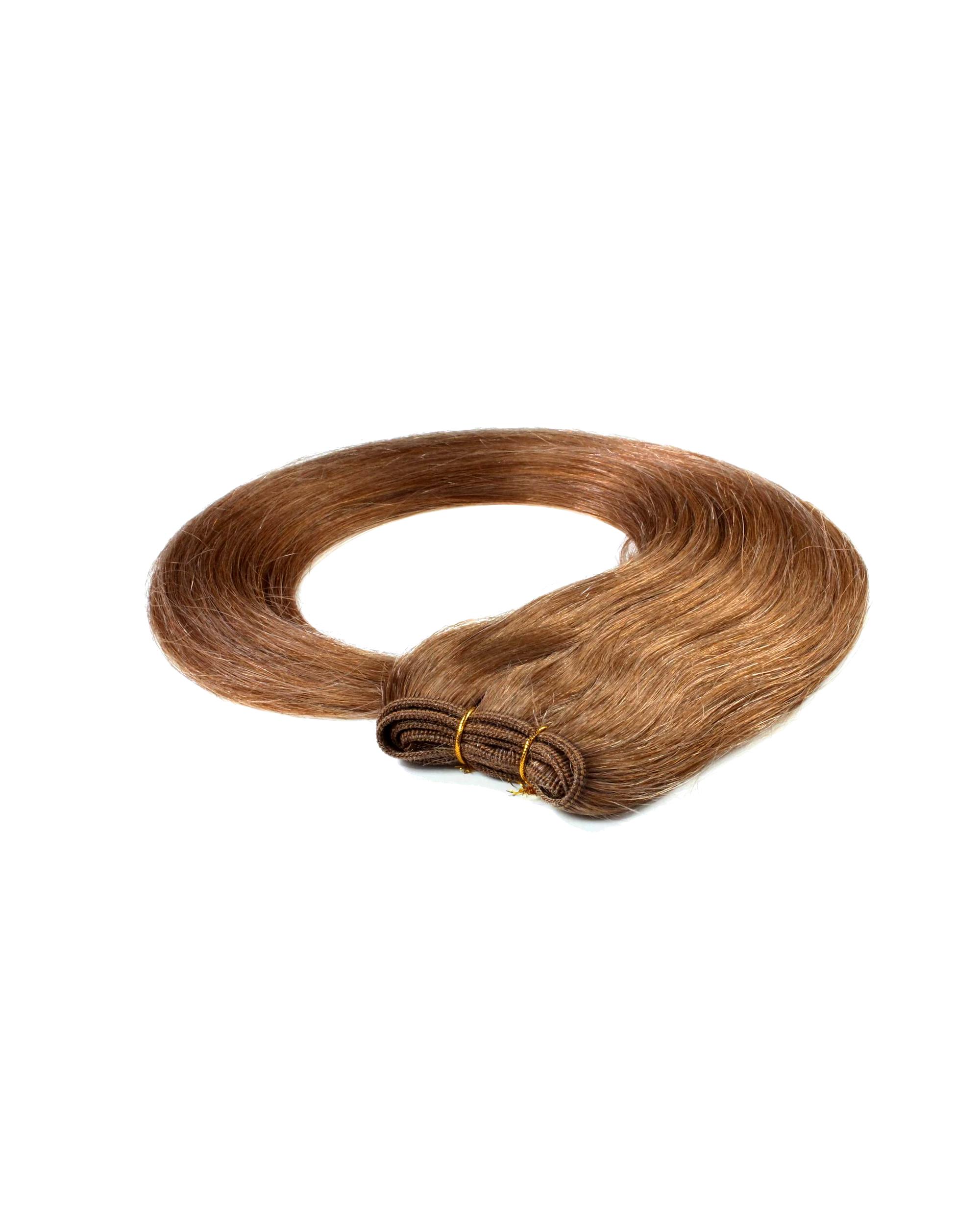 hair2heart Extensions Weft Extensions Real Hair #8/1 Light Blonde Ash 100g