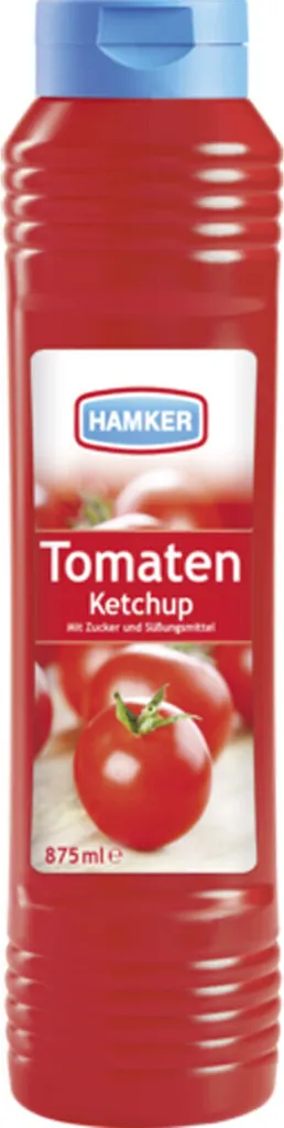 Hamker Tomaten Ketchup für Pommes Steak und gegrilltem 875ml