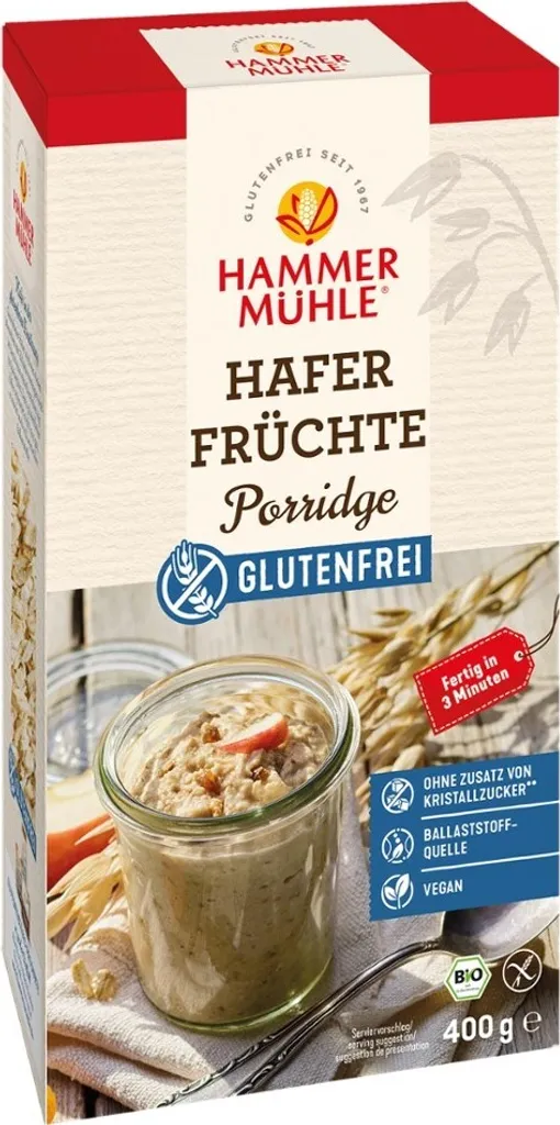 Hammermühle Hafer Früchte Porridge -- 400g