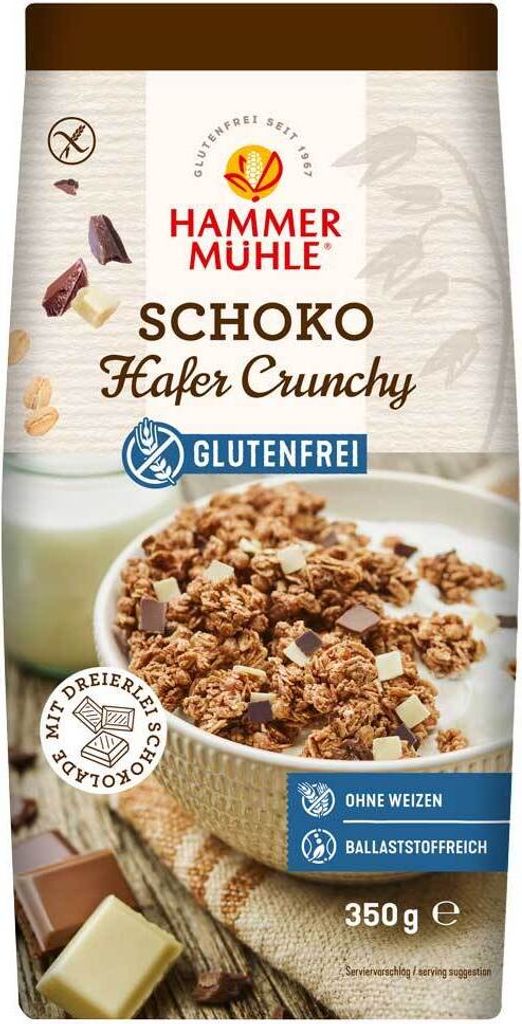Hammermühle Hafer Schoko Crunchy 350g
