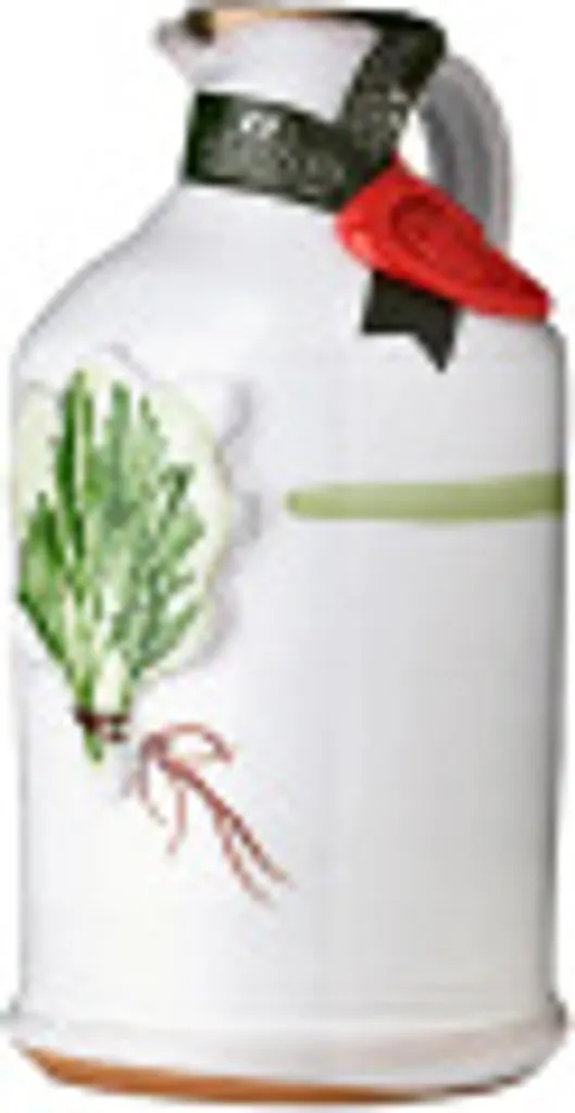 Handgemachter Keramikkrug mit Nativem Olivenöl Extra und  Rosmarin 250 ml Frantoio Galantino