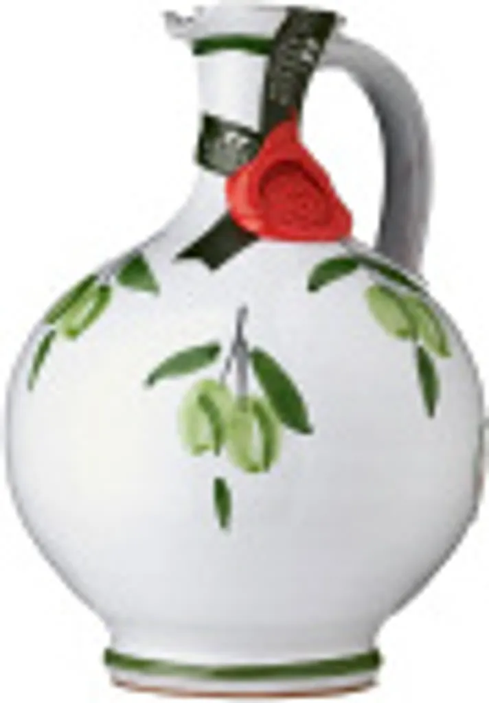Handgemachter Keramikkrug “Rita” mit nativem Olivenöl extra 500 ml Frantoio Galantino