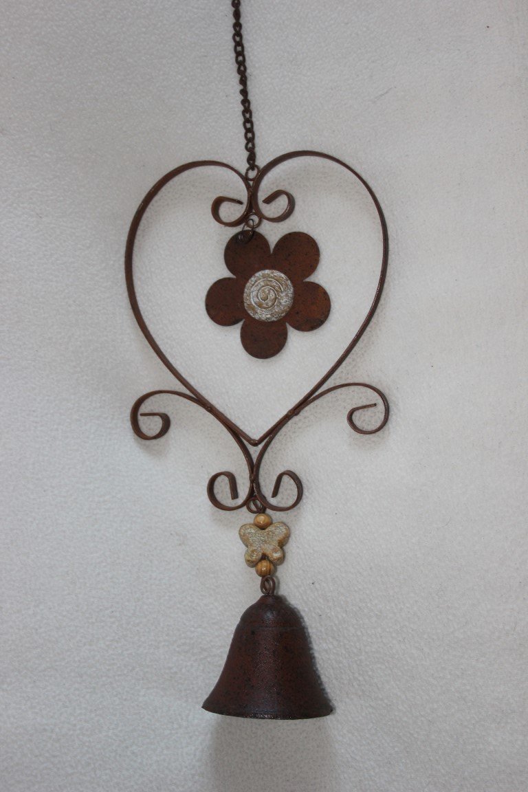 Hanging Decoration With Bell Metal/Polyresin 212
