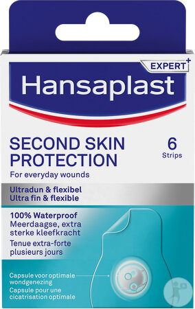 Hansaplast second skin protection for everyday wounds, 6 pieces