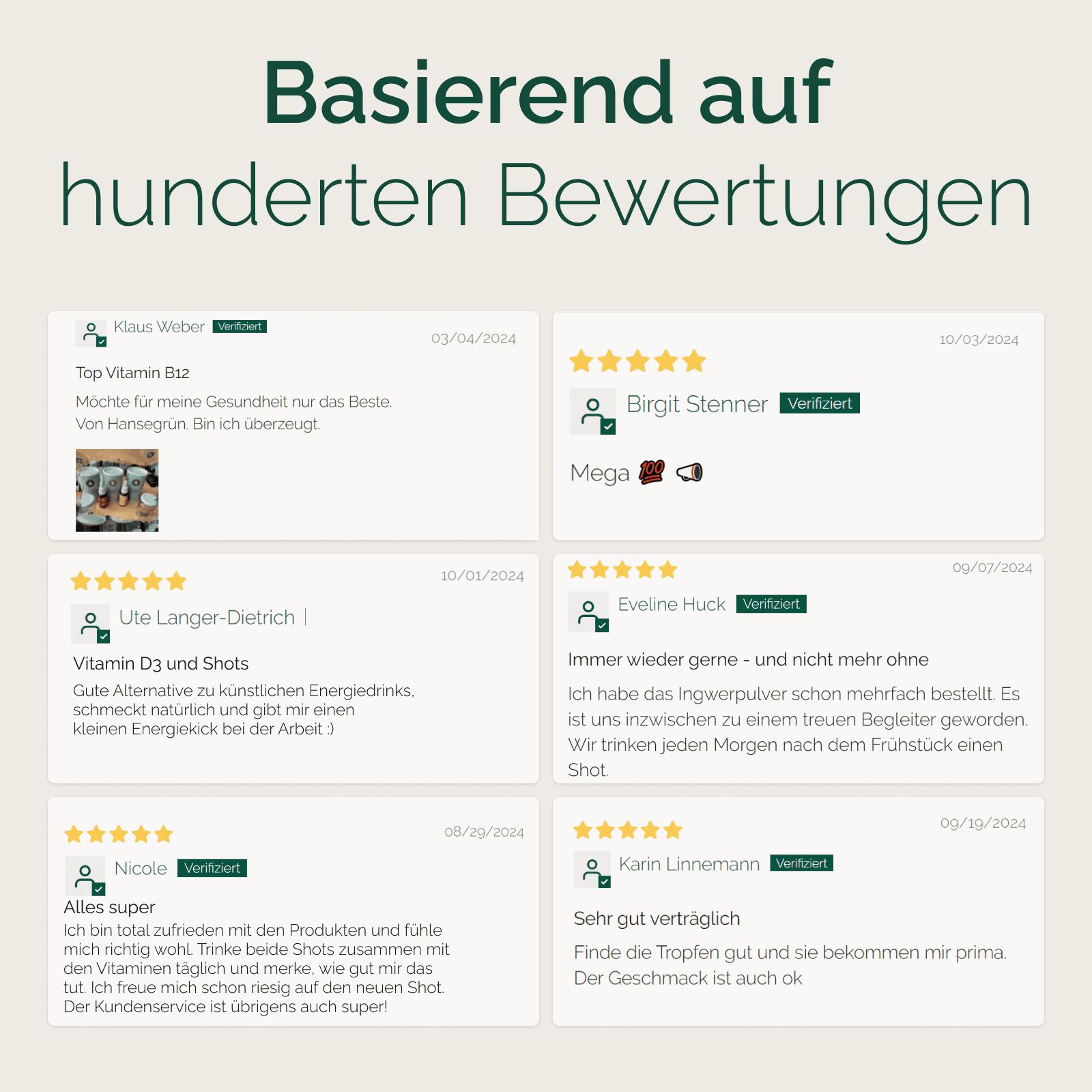 Hansegrün introductory set of vitamin drops