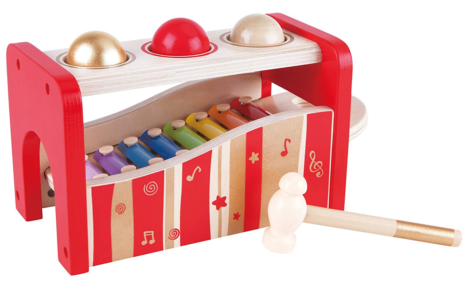 Hape E0329 Xylophone Hammer Game 30 Years Musical Instrument