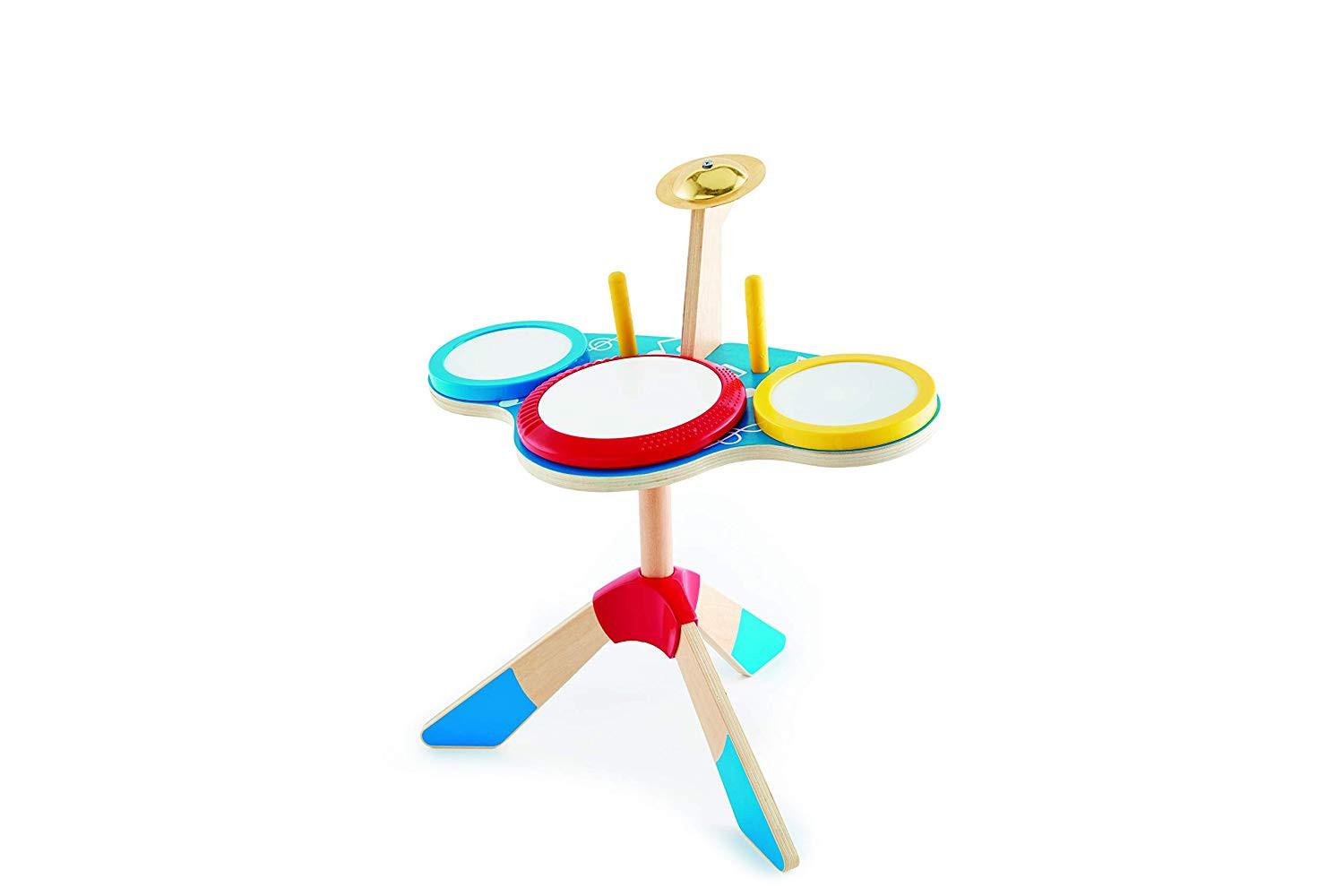 Hape International Hape E0613 Drum Kit And Cymbal - Multicoloured