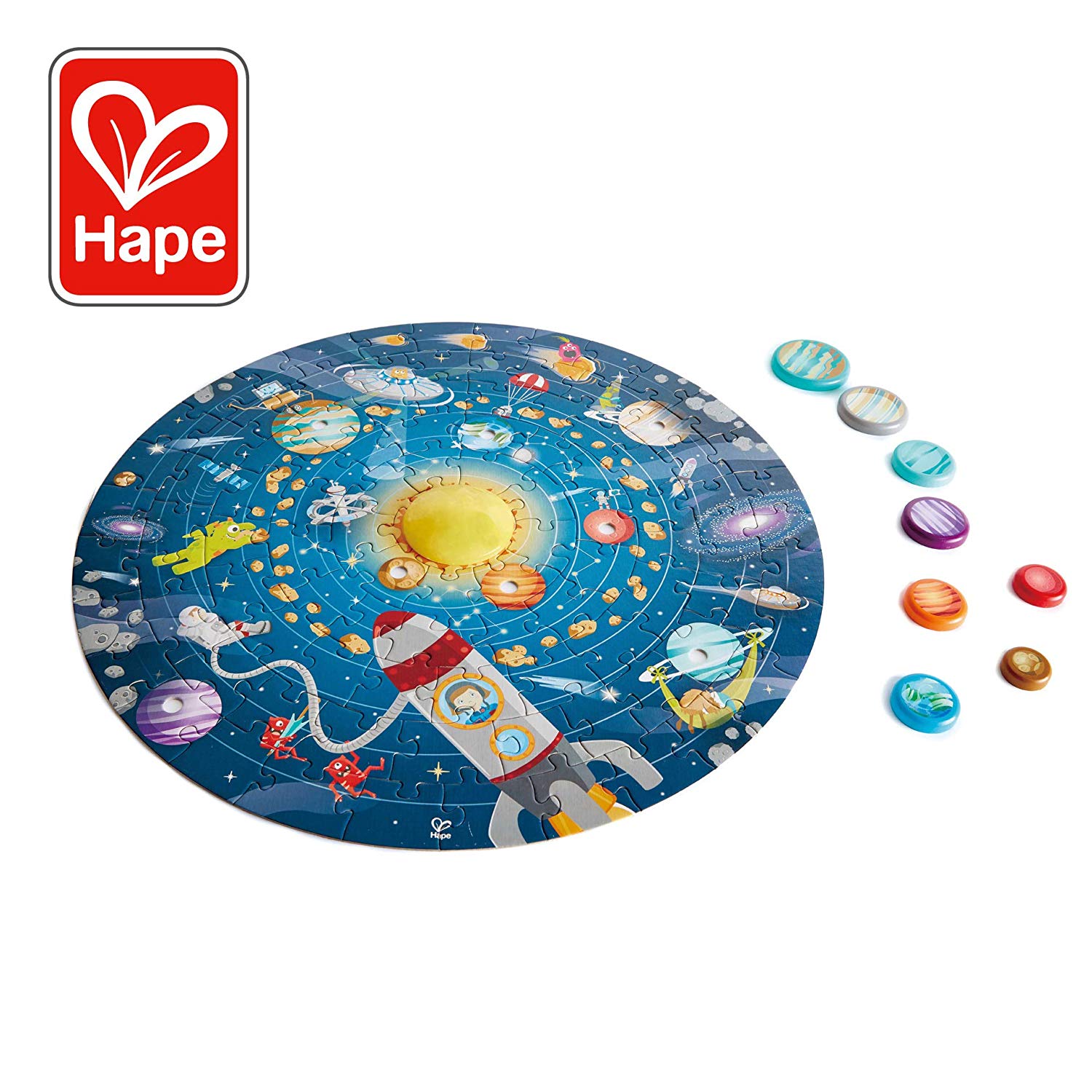 Hape International Solar System Childrens Puzzle