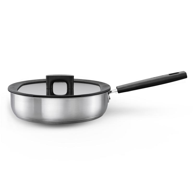 Fiskars Hardface Steel Saute Pan With Lid