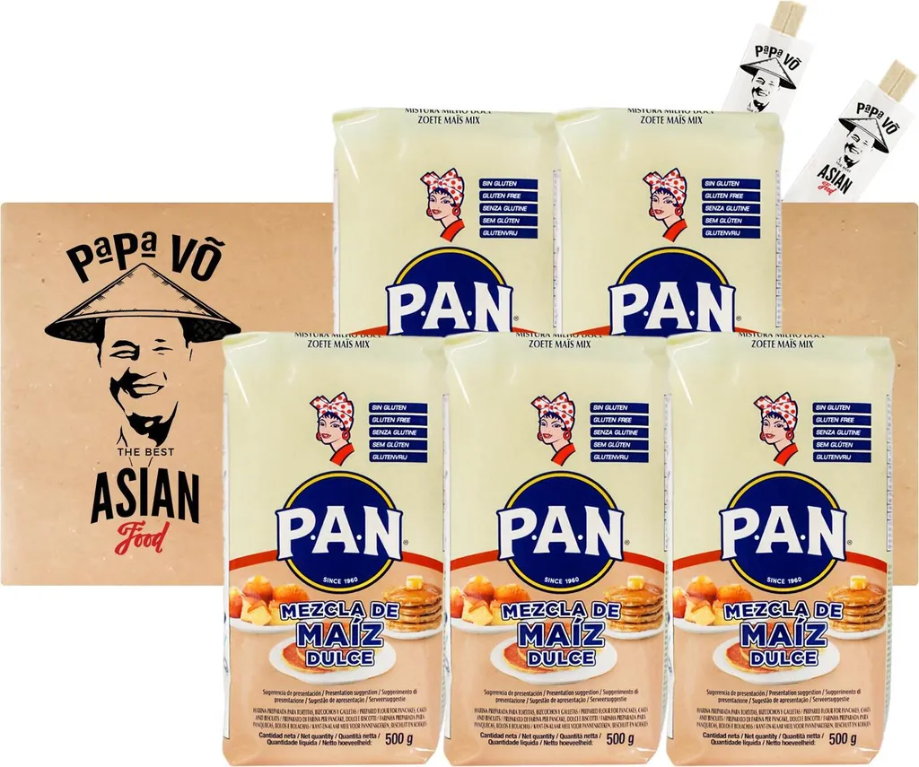 Harina Pan sweet cornstarch mix 5x500g for Arepas