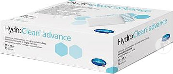 Hartmann HydroClean Advance wound dressing 10x10cm 10 pieces