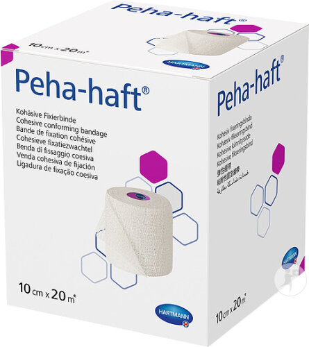 Hartmann Peha Haft Latex-free Cohesive Fixation Bandage 12cm x 20m 1 piece