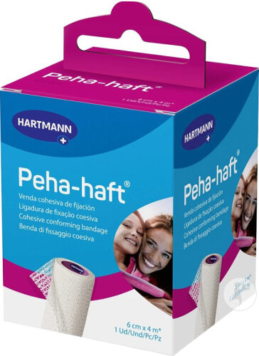 Hartmann Peha Haft Selfcare Cohesive Fixation Bandage 6cm x 4m 1 piece