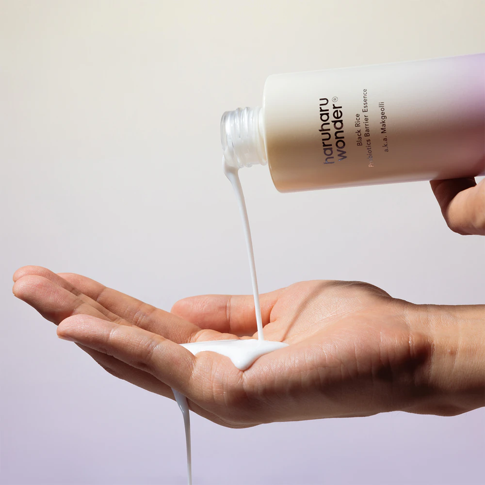 Haruharu Wonder Black Rice Probiotics Barrier Essence to nourish the skin and maintain natural hydration