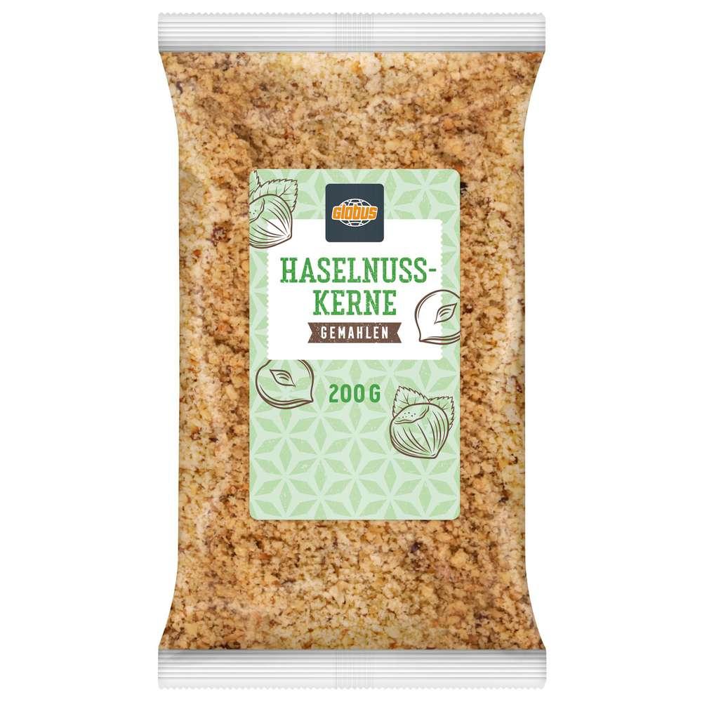 Ground hazelnut kernels